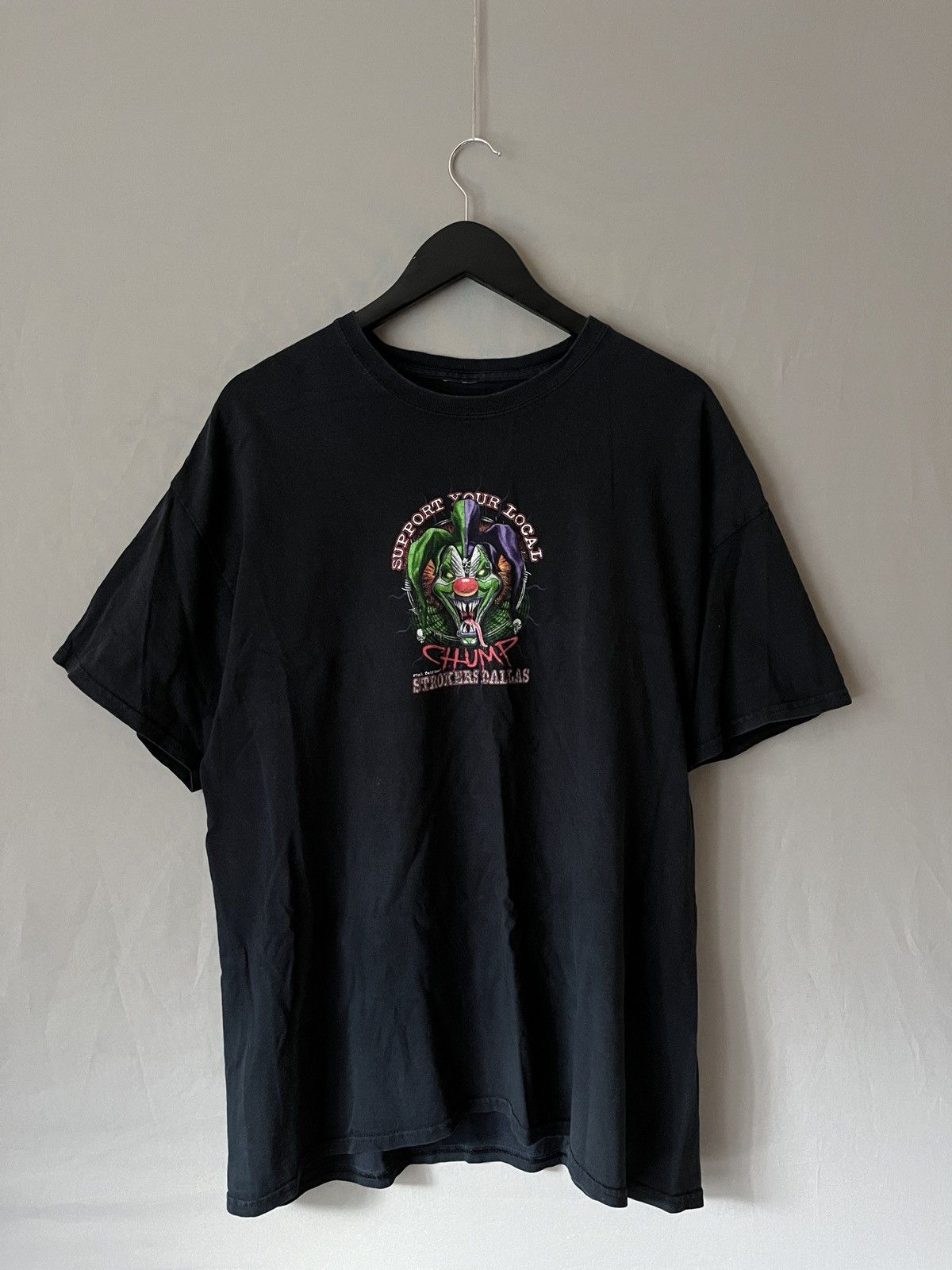 34 Heritage Strokers Dallas Support Your Local Chump Biker Jester Tee Size US XL / EU 56 / 4 - 2 Thumbnail