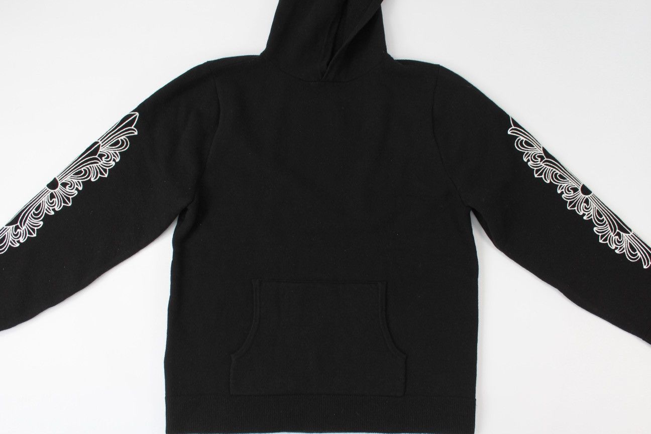 Chrome Hearts Chrome Hearts Cashmere Embroidered Floral Sleeve Hoodie Size US L / EU 52-54 / 3 - 7 Thumbnail