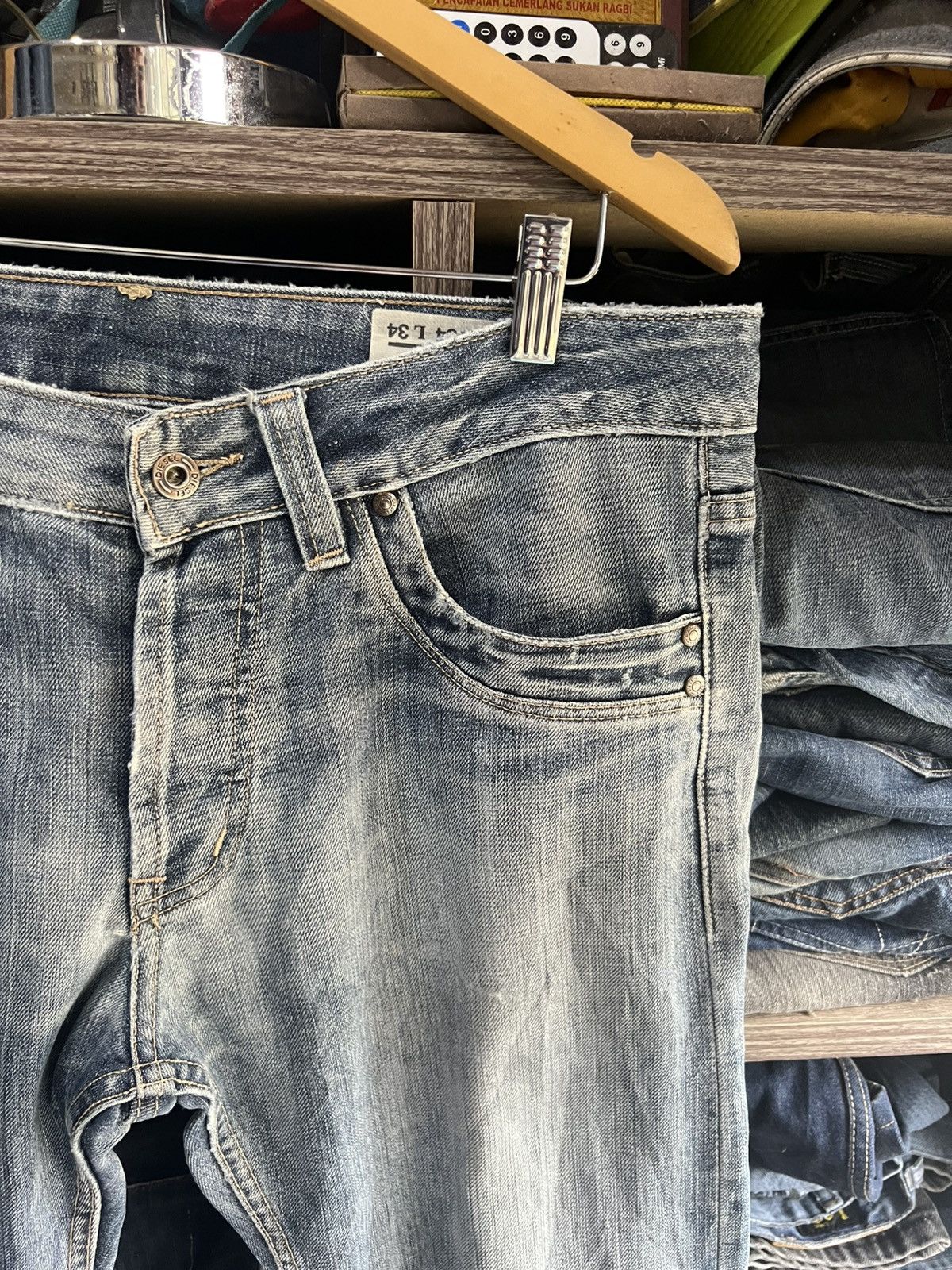 🔥Vintage Diesel Cardiel Made in Italy Distressed Denim