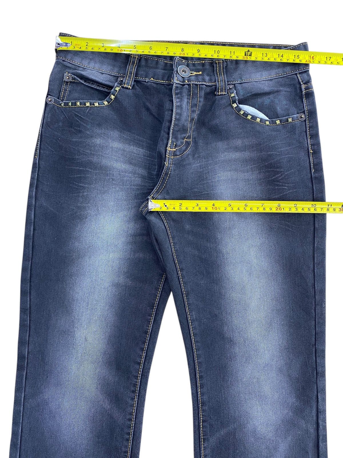 Japanese Brand Japanese Brand Black Faded Wash Style Flare Jeans Size US 32 / EU 48 - 5 Thumbnail