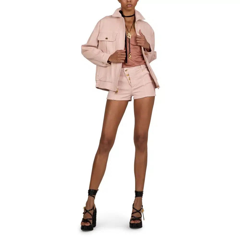Tom Ford o1loc1c0625 SHD010 Denim Short in Light Pink Size 28" / US 6 / IT 42 - 3 Thumbnail