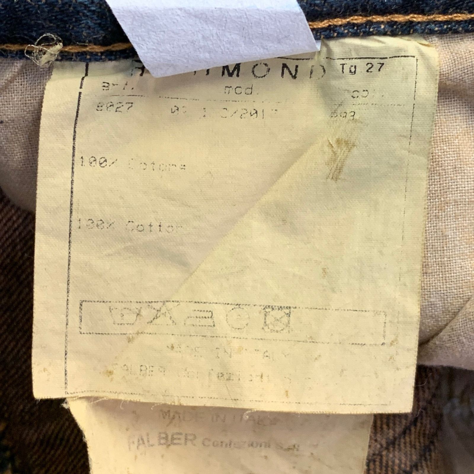 John Richmond Size 27 Indigo Black Red Denim Twill Patches Flared Jeans Size 27" / US 4 / IT 40 - 8 Thumbnail