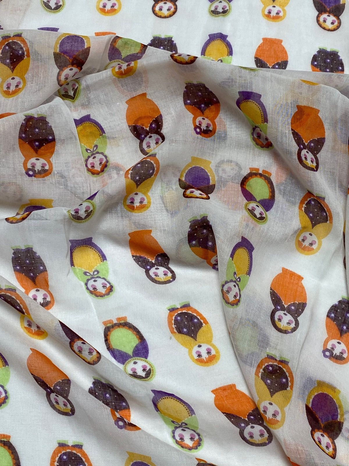 Vintage Vintage MATRYOSHKA Pattern Overprint Scarf Size ONE SIZE - 3 Thumbnail