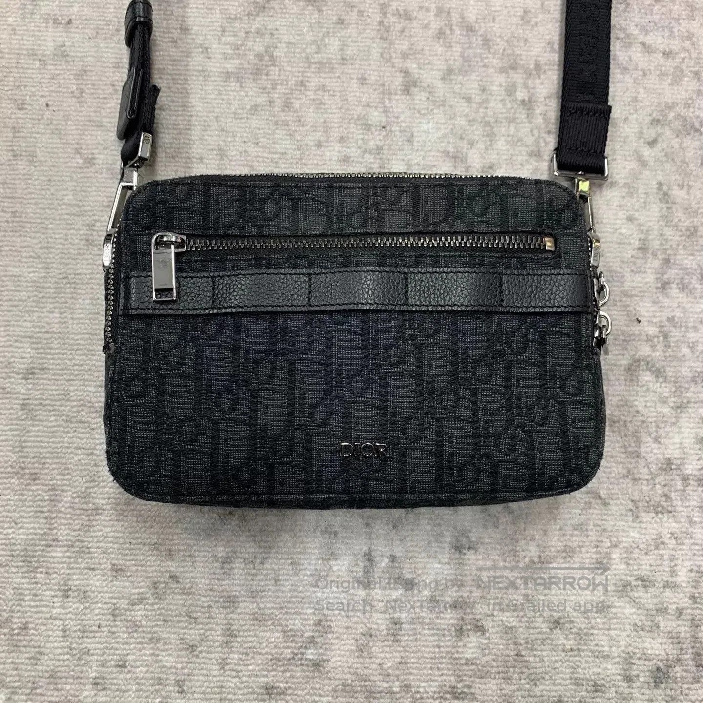 Dior Black Crossbody Bag with Zip Closure. Size ONE SIZE - 3 Thumbnail