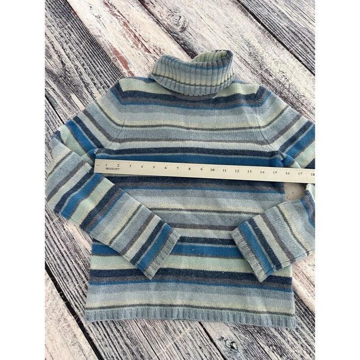 Ralph Lauren Vintage Ralph Lauren Wool Striped Turtleneck Sweater Size XS / US 0-2 / IT 36-38 - 7 Thumbnail