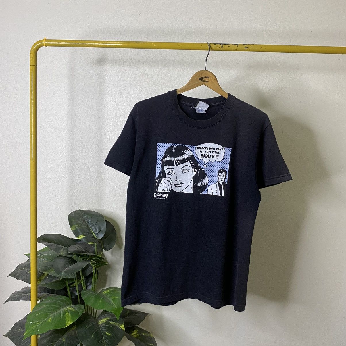Thrasher Vintage 2000s Thrasher Skateboard Magazine T Shirt Size US M / EU 48-50 / 2 - 1 Thumbnail