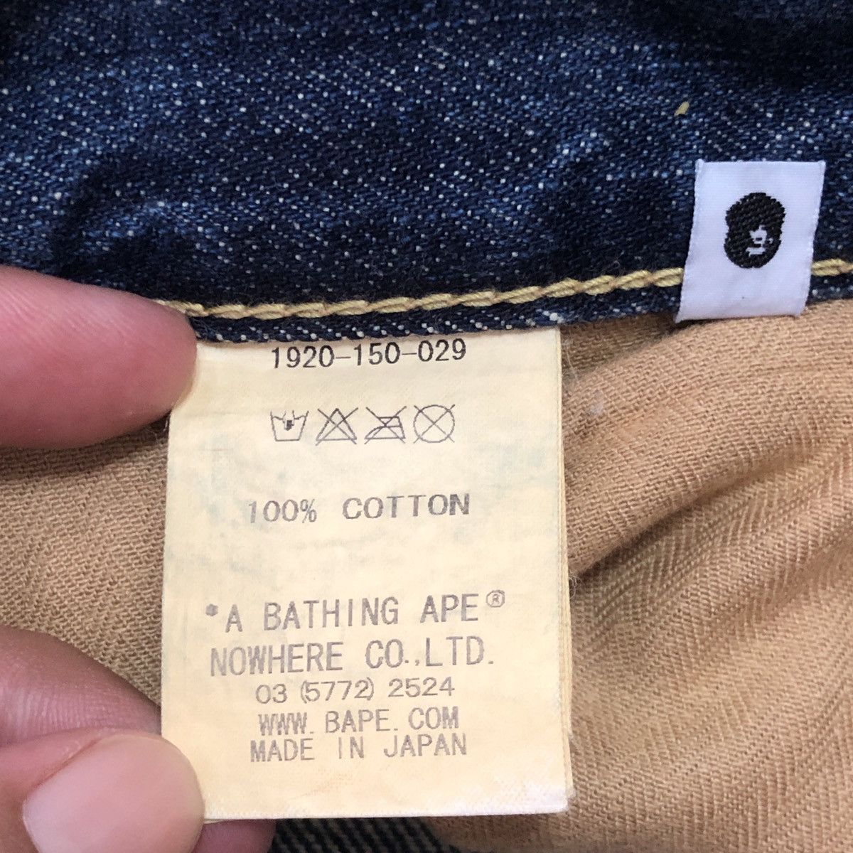 Bape OG A Bathing Ape BapeSta Jeans Size US 32 / EU 48 - 20 Thumbnail