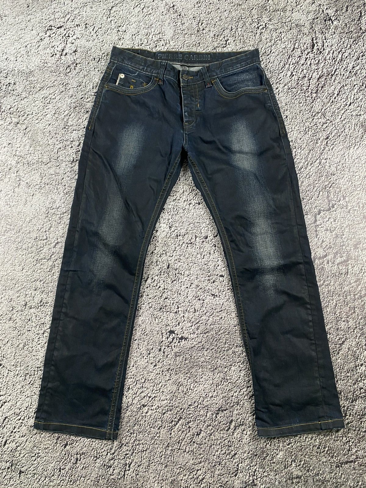 Pierre Cardin Vintage Y2K Pierre Cardin straight faded denim jeans Size US 34 / EU 50 - 1 Thumbnail