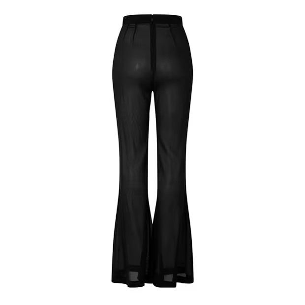 Dolce & Gabbana o1g2r1mq1024 Flared Trousers in Black Size 31" - 2 Thumbnail