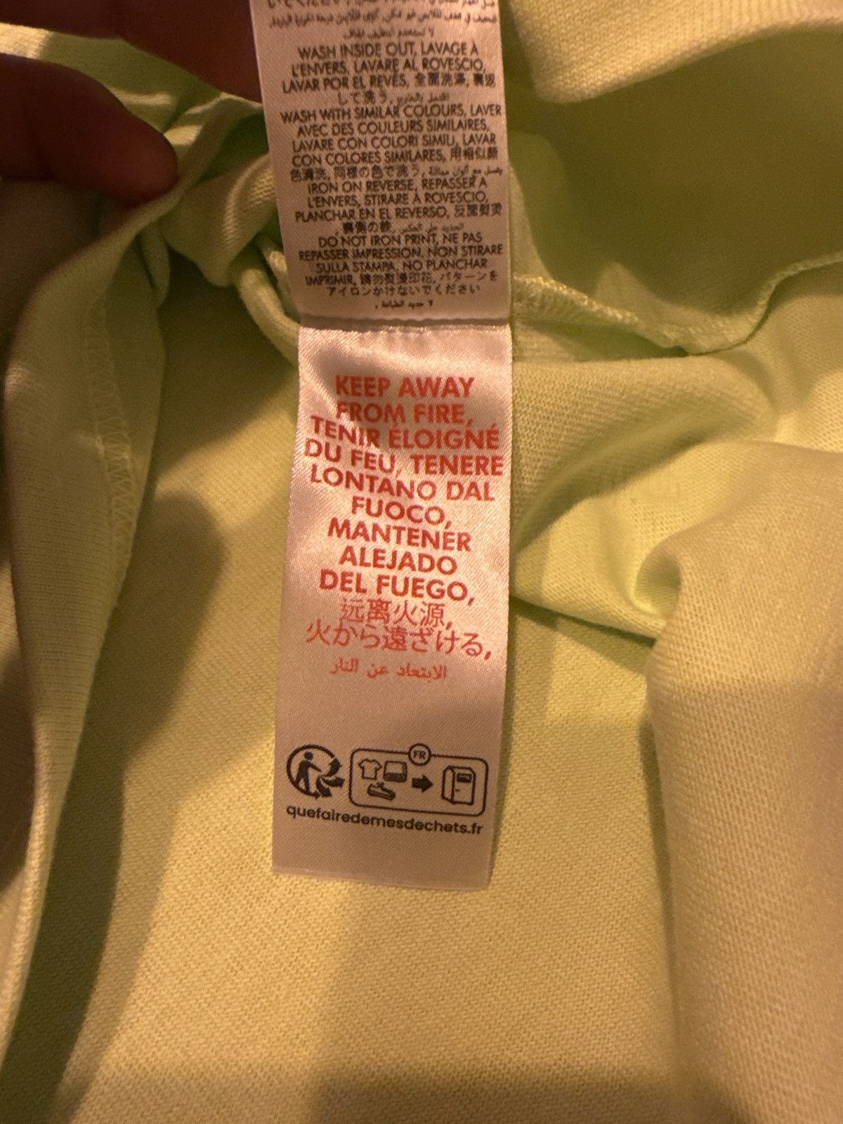 Casablanca Casablanca tee shirt lime green tennis club Size US S / EU 44-46 / 1 - 2 Thumbnail