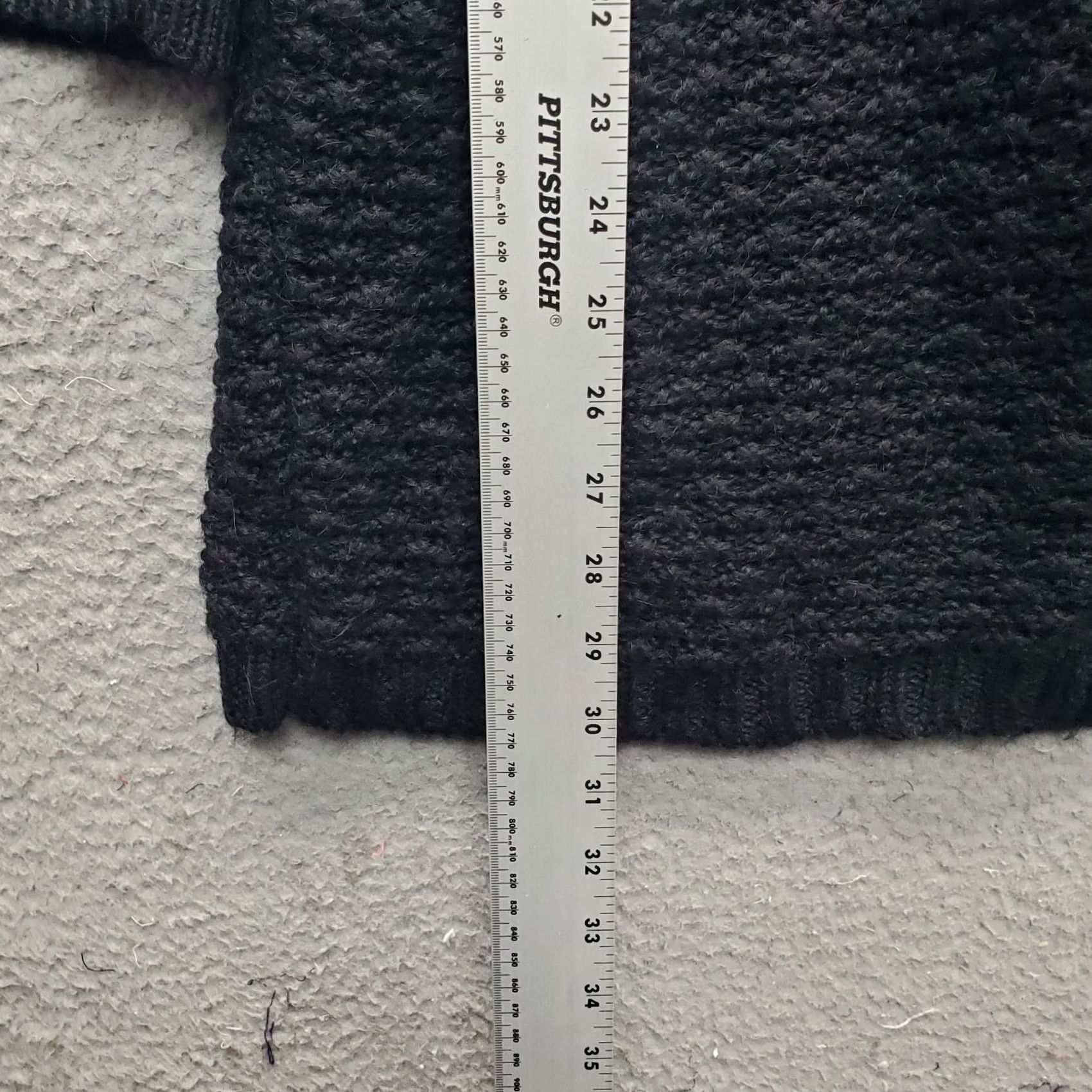 J. Jill J. Jill Sweater Womens L Black Cardigan Women Chunky Knit Shawl Neck One Button Front Size L / US 10 / IT 46 - 4 Thumbnail