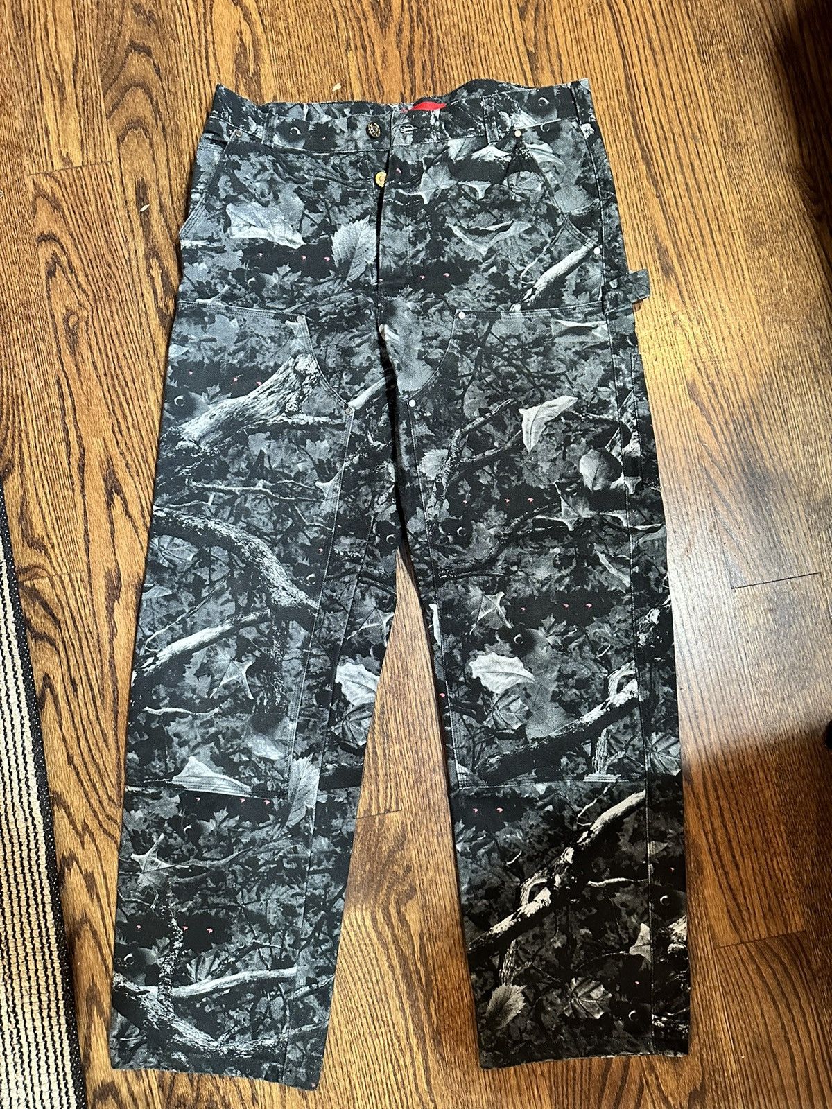 Fugazi Fugazi Double Knee Black Camo Size US 33 - 1 Thumbnail