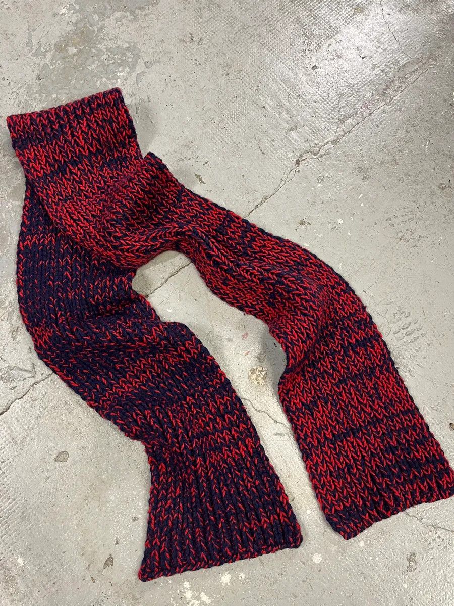 Dries Van Noten Dries Van Noten Red Wool Scarf Size ONE SIZE - 1 Thumbnail