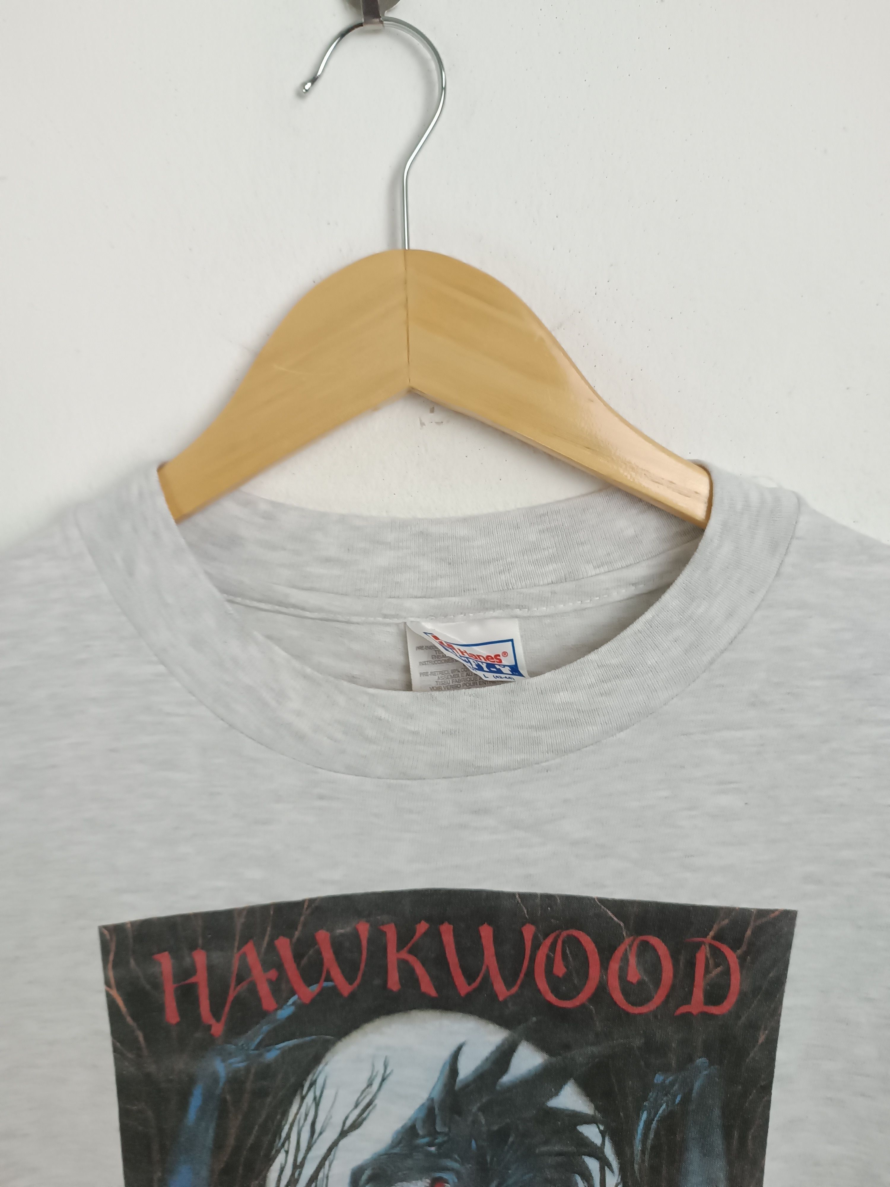 Vintage VINTAGE 90'S HAWKWOOD MEDIEVAL FANTASY FAIRE VERY RARE TEE Size US L / EU 52-54 / 3 - 8 Thumbnail