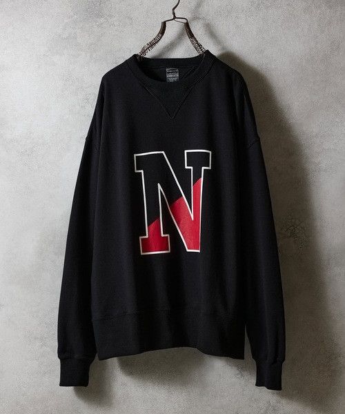 Number (N)ine number nine VINTAGE GAZETTE N-LOGO CREWNECK SWEATSHIRT Size US L / EU 52-54 / 3 - 1 Preview