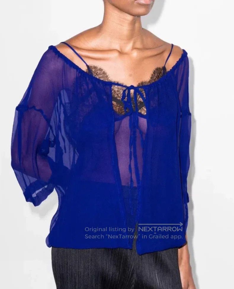 Dries Van Noten Dries Van Noten Silk Top Size S / US 4 / IT 40 - 1 Thumbnail