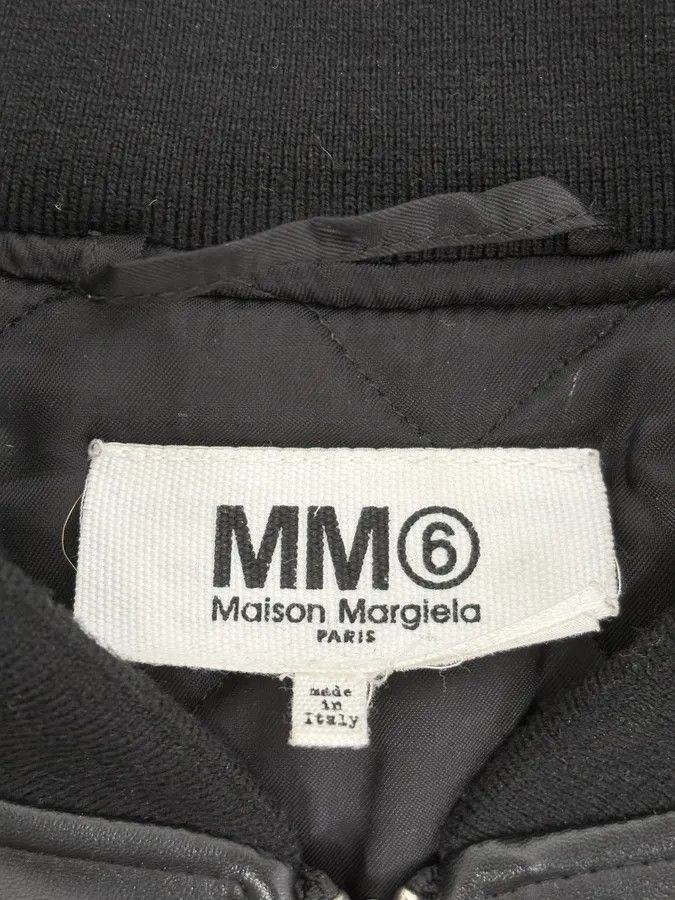 Maison Margiela FW2023 Maison Margiela Black Bomber Jacket Faux Leather Calendar Emboss Size XL Size US XL / EU 56 / 4 - 10 Thumbnail