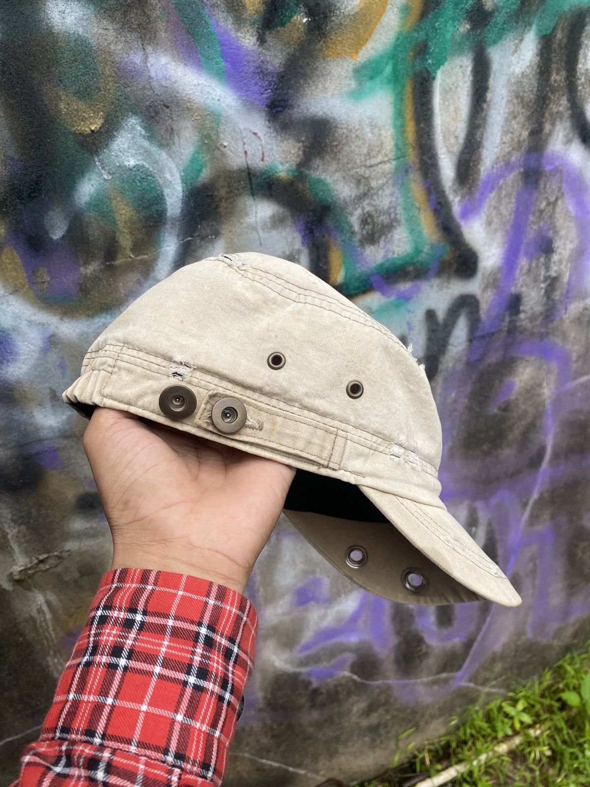 Other ❤️‍🔥Vintage commando hats distressed cross punk style Size ONE SIZE - 4 Thumbnail