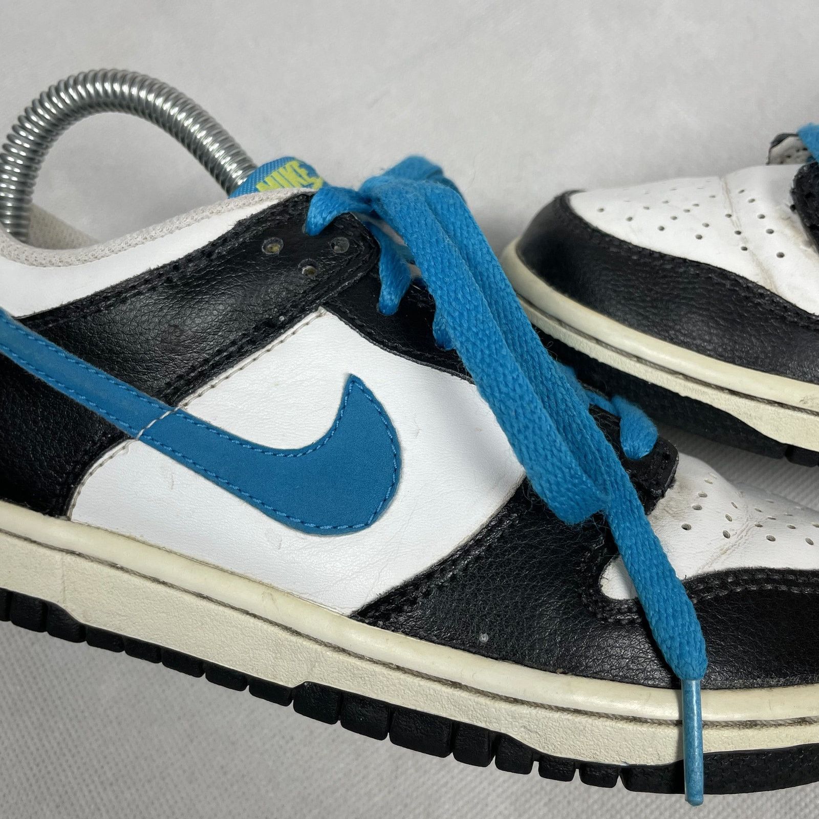 Nike Nike Dunk Low GS 310569-147 White/Orion Blue Sneaker Size 4Y Size US 4 / IT 34 - 4 Thumbnail