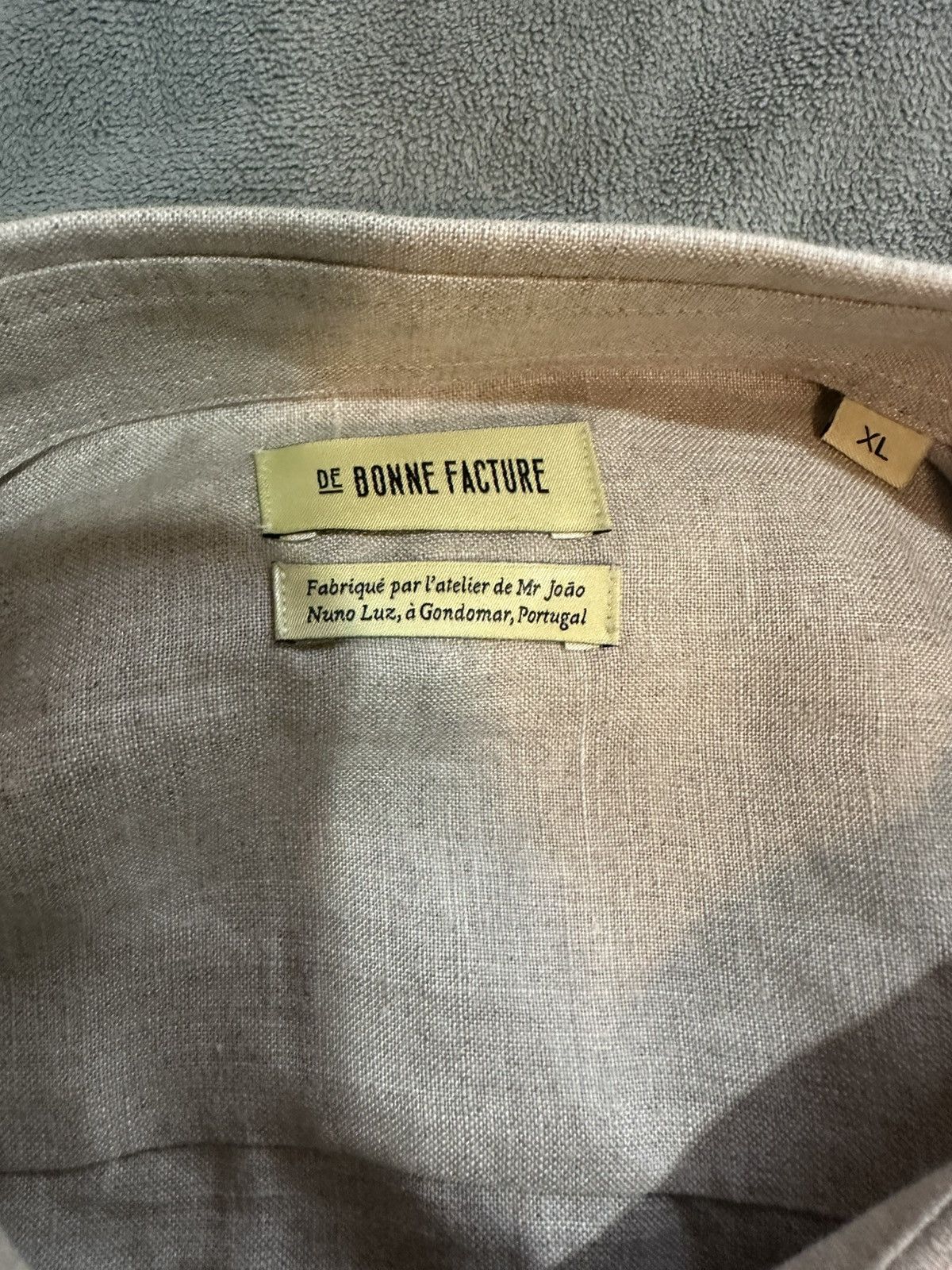 De Bonne Facture XL De Bonne Fracture Belgian Light Linen Button Down Size US XL / EU 56 / 4 - 3 Thumbnail
