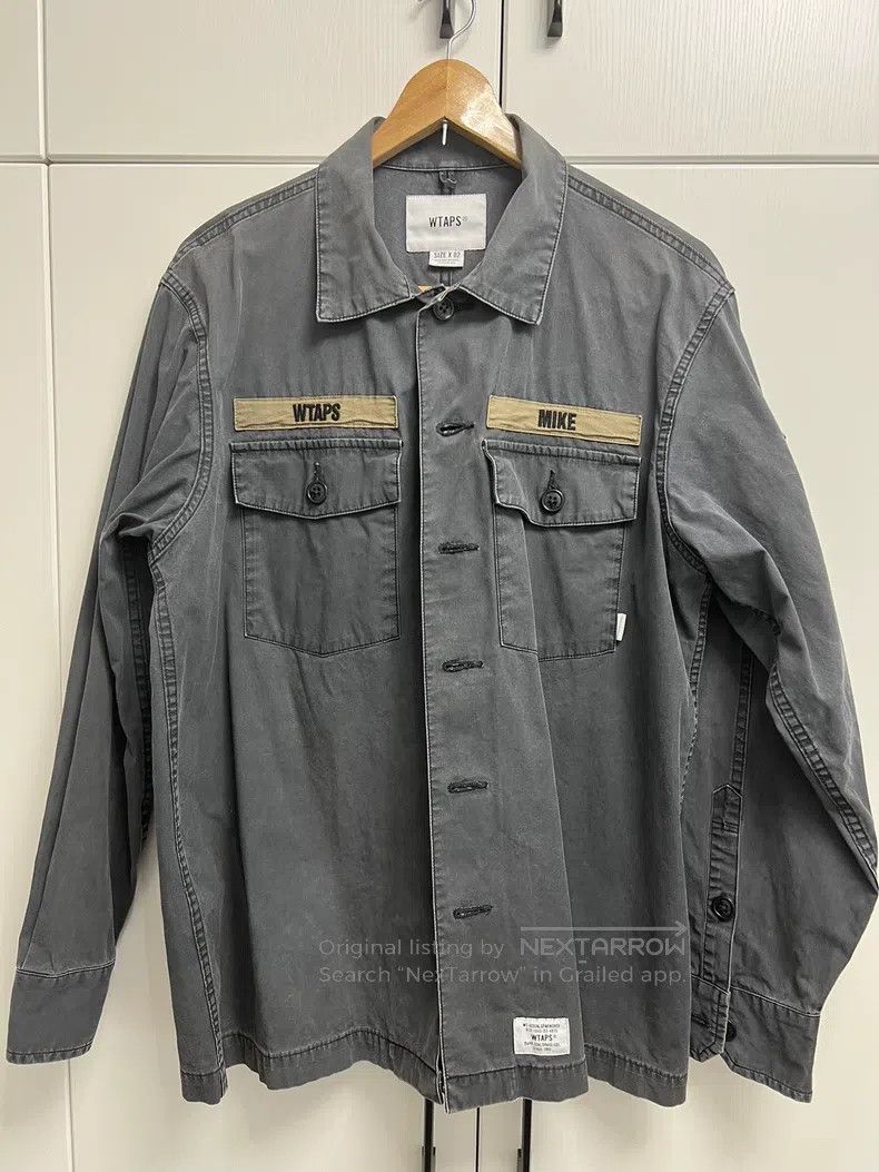 Wtaps Wtaps Washable grey two-piece jacket shirt Size US M / EU 48-50 / 2 - 1 Thumbnail