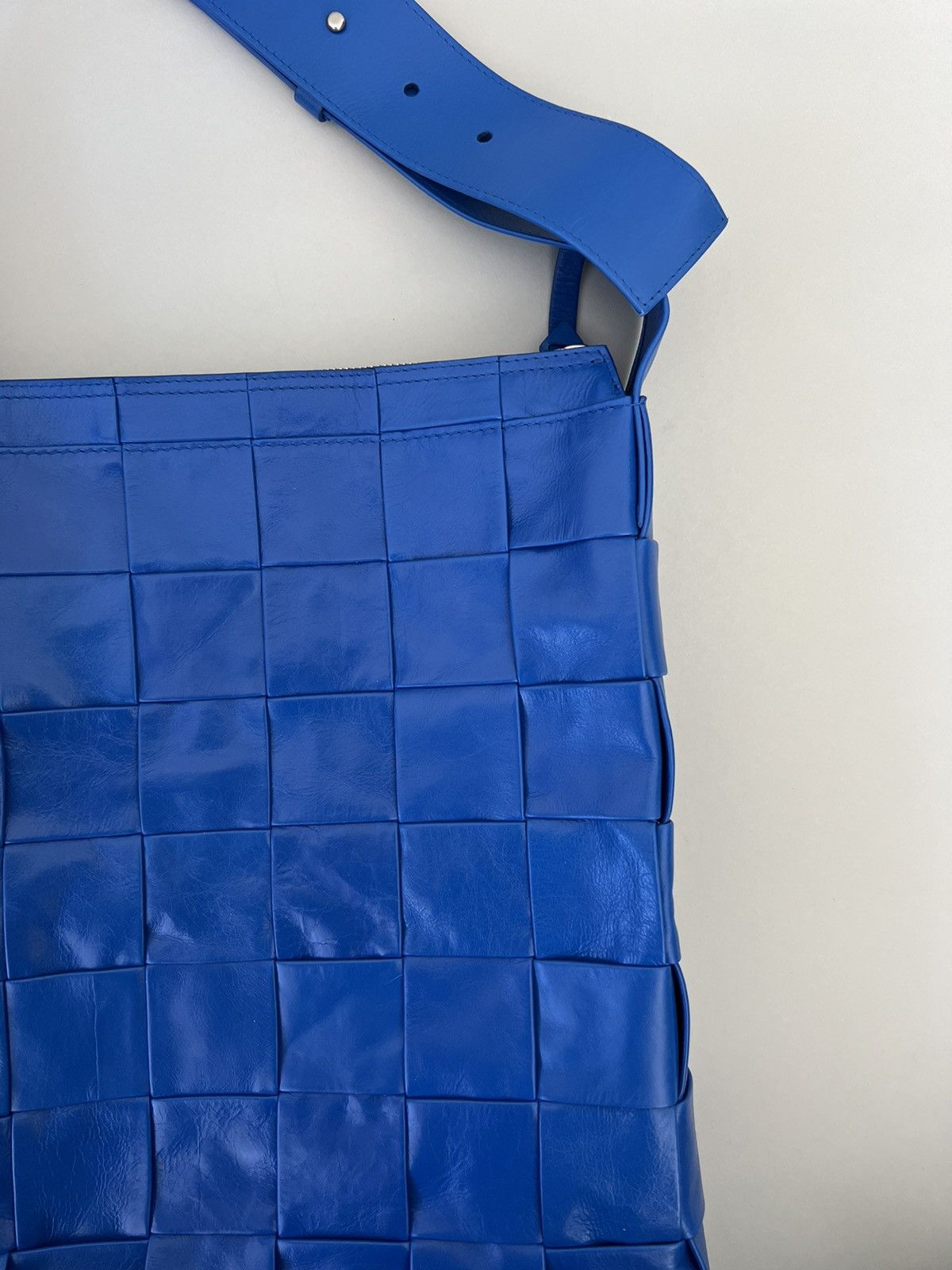 Bottega Veneta Bottega Veneta Blue Paper Cassette Messenger Bag Size ONE SIZE - 3 Thumbnail