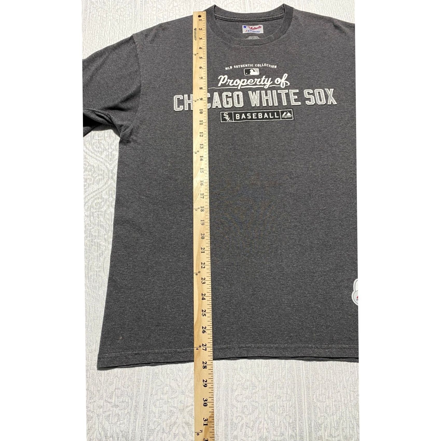 MLB Majestic Chicago White Sox MLB Authentic Long Sleeve Shirt Mens L Gray Size US L / EU 52-54 / 3 - 5 Thumbnail