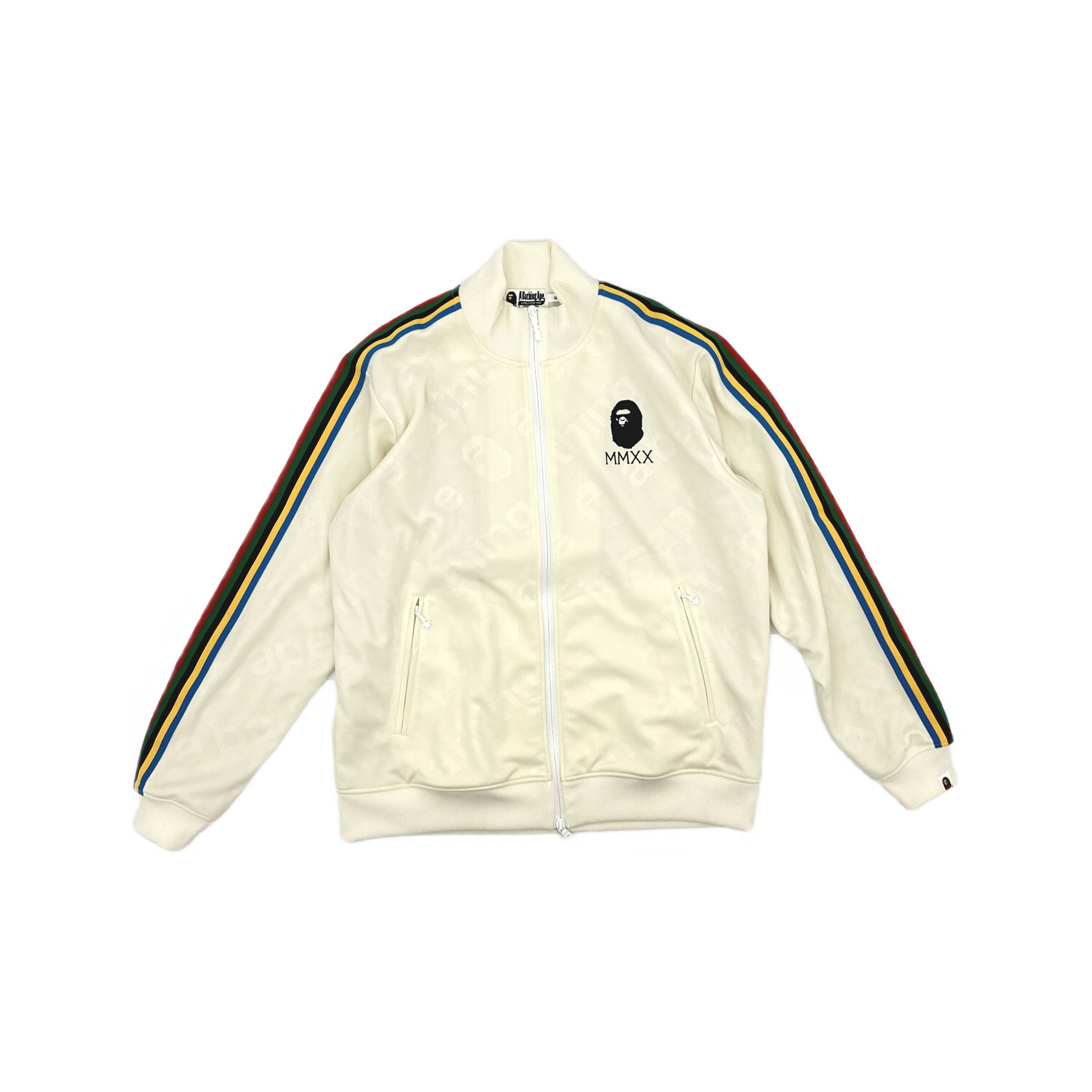 Bape BAPE Logo Tape Zip Track Jacket Size XL Size US XL / EU 56 / 4 - 1 Thumbnail