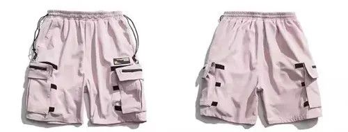 Japanese Brand 20SS Indigo Union Japan Pink Pocket Worker Shorts Size US 32 / EU 48 - 3 Thumbnail