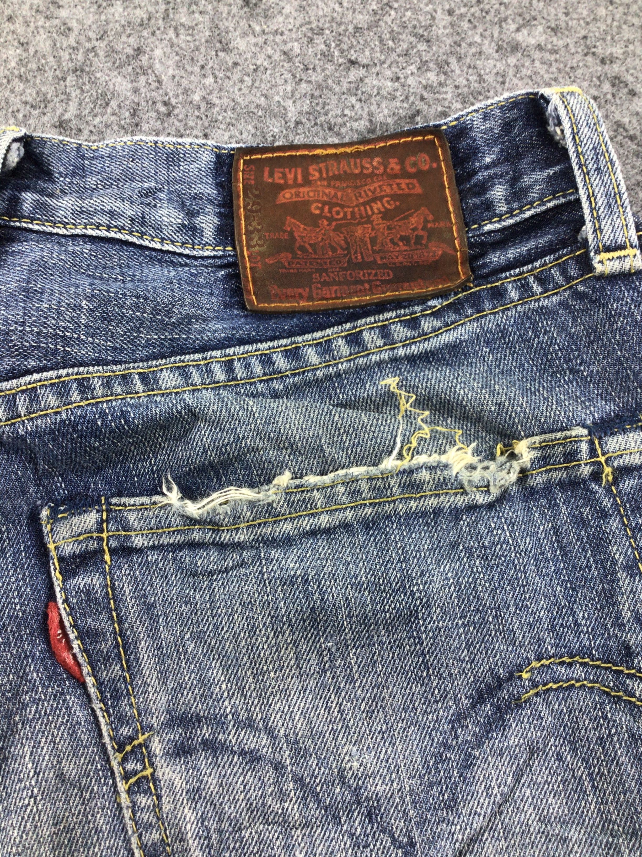 Levi's Vintage Distress Levis 502 Jeans-JM066 Size US 30 / EU 46 - 4 Thumbnail
