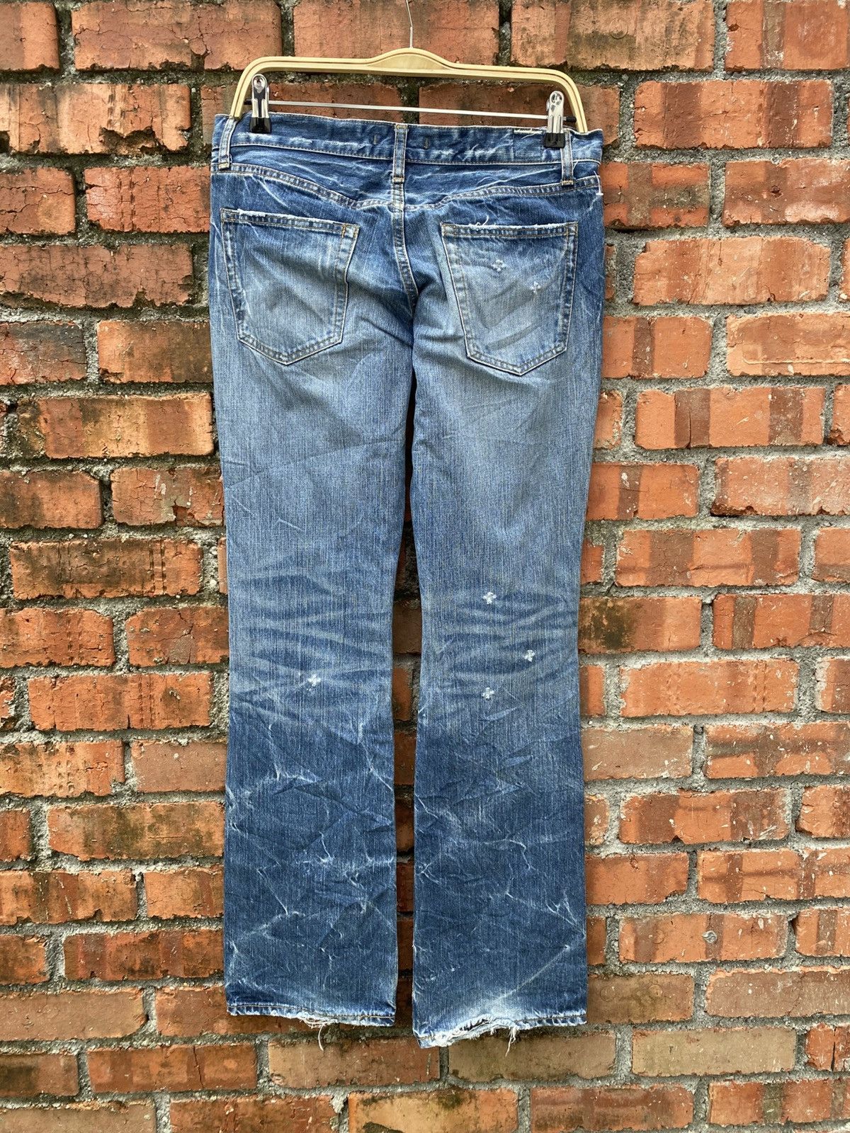 Blue Blue Japan × If Six Was Nine × Tornado Mart W33x33.5 blue way flare boot cut denime japanese brand Size 33" - 2 Thumbnail