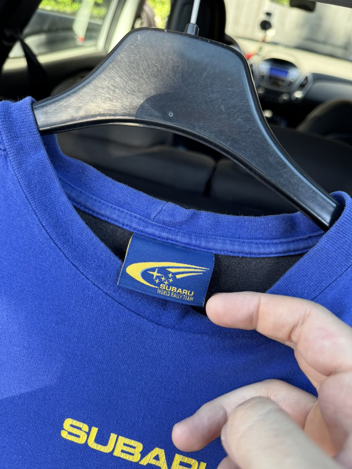 Formula 1 90s SUBARU PIRELLI MOTORSPORT BLUE RACING TSHIRT VINTAGE Size US M / EU 48-50 / 2 - 8 Thumbnail