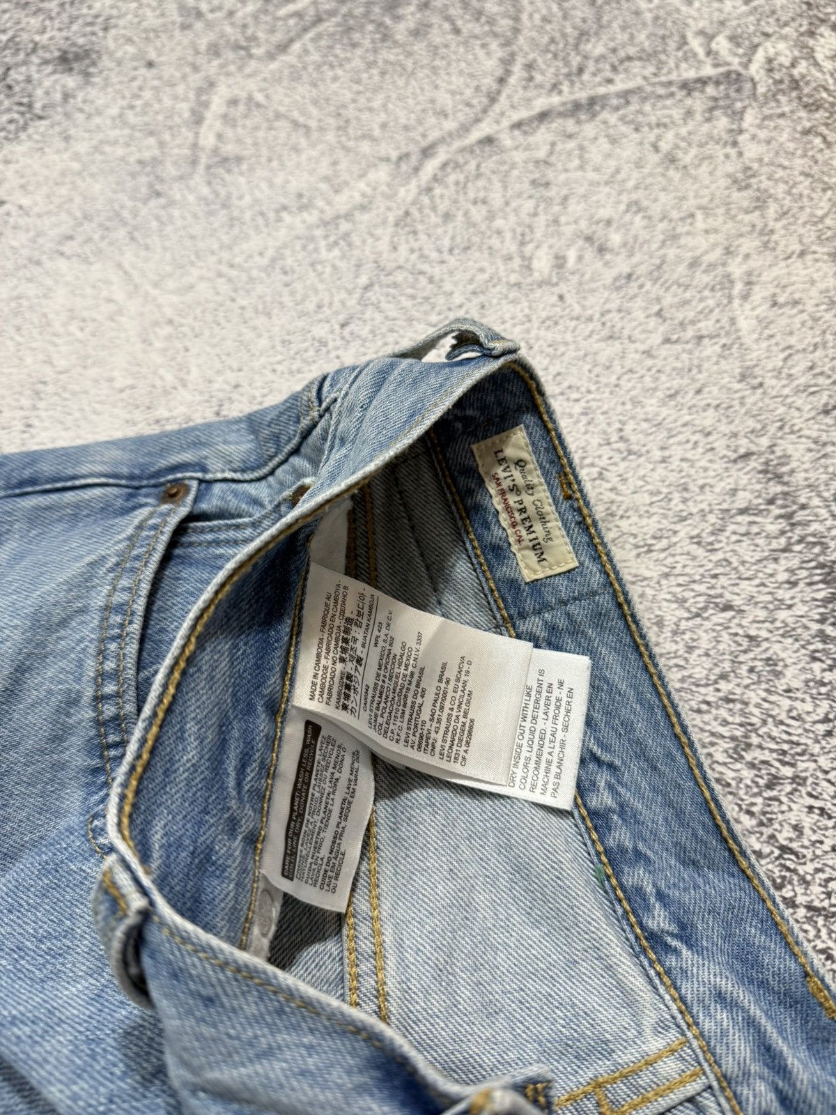 Levi's × Levi's Vintage Clothing × Vintage Vintage Levi’s Premium Disstressed Denim Jeans Pants W31 L28 Size US 31 - 5 Thumbnail