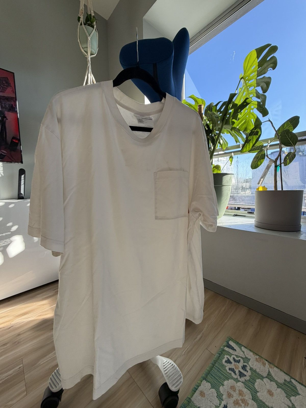 Acne Studios Acne Studio White Pocket T Shirt Size US XL / EU 56 / 4 - 1 Thumbnail