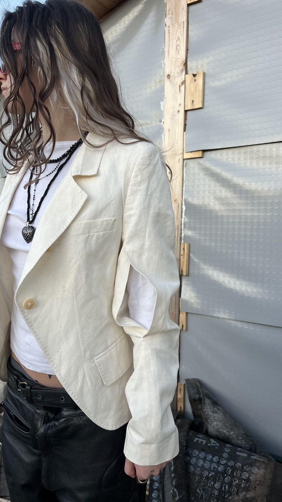 Ann Demeulemeester Ann demeulemeester blazer deconstructed biker jacket Size S / US 4 / IT 40 - 8 Thumbnail