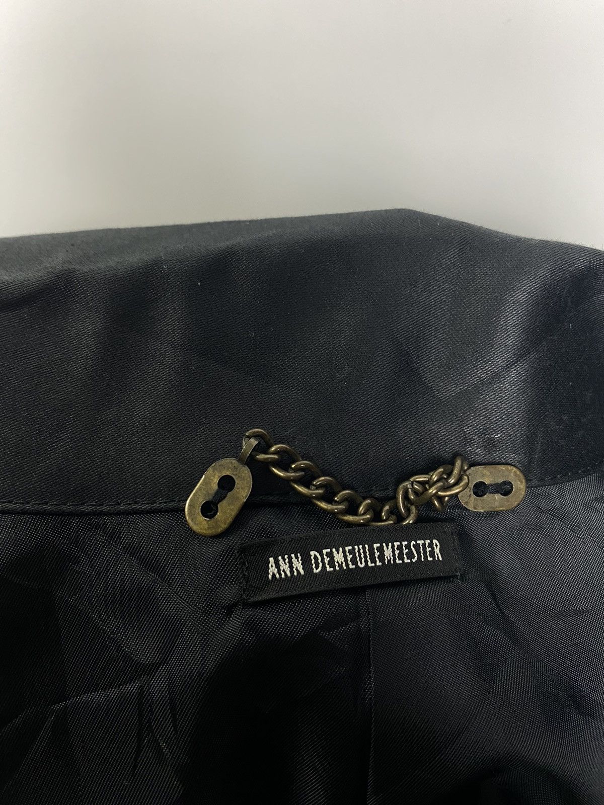 Ann Demeulemeester Ann Demeulemeester shoulder leather Jacket nice design Size US M / EU 48-50 / 2 - 14 Thumbnail