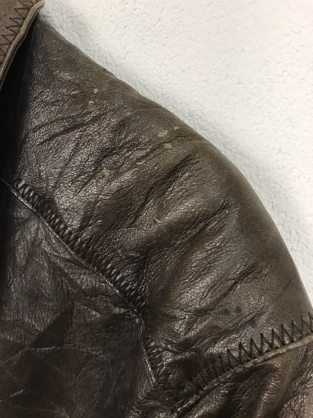 Vintage VINTAGE RED STAGE Leather Jacket Size US L / EU 52-54 / 3 - 10 Thumbnail