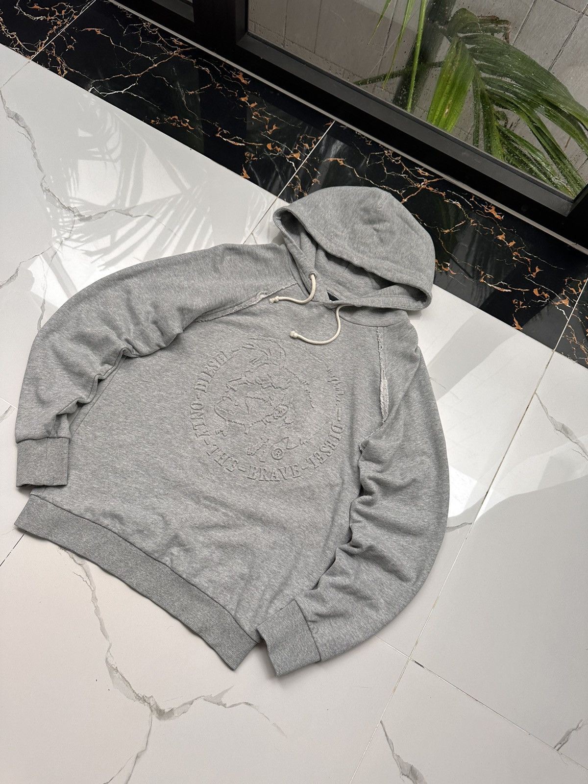 Diesel × Vintage DIESEL VINTAGE BIG LOGO STREETWEAR HOODIE Size US M / EU 48-50 / 2 - 4 Thumbnail