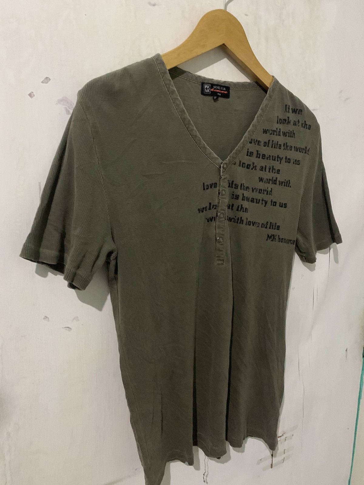 If Six Was Nine × Le Grande Bleu (L.G.B.) × Michel Klein •Need gone • Poem Japanese Michel Klein Gothic styel Size US M / EU 48-50 / 2 - 2 Thumbnail