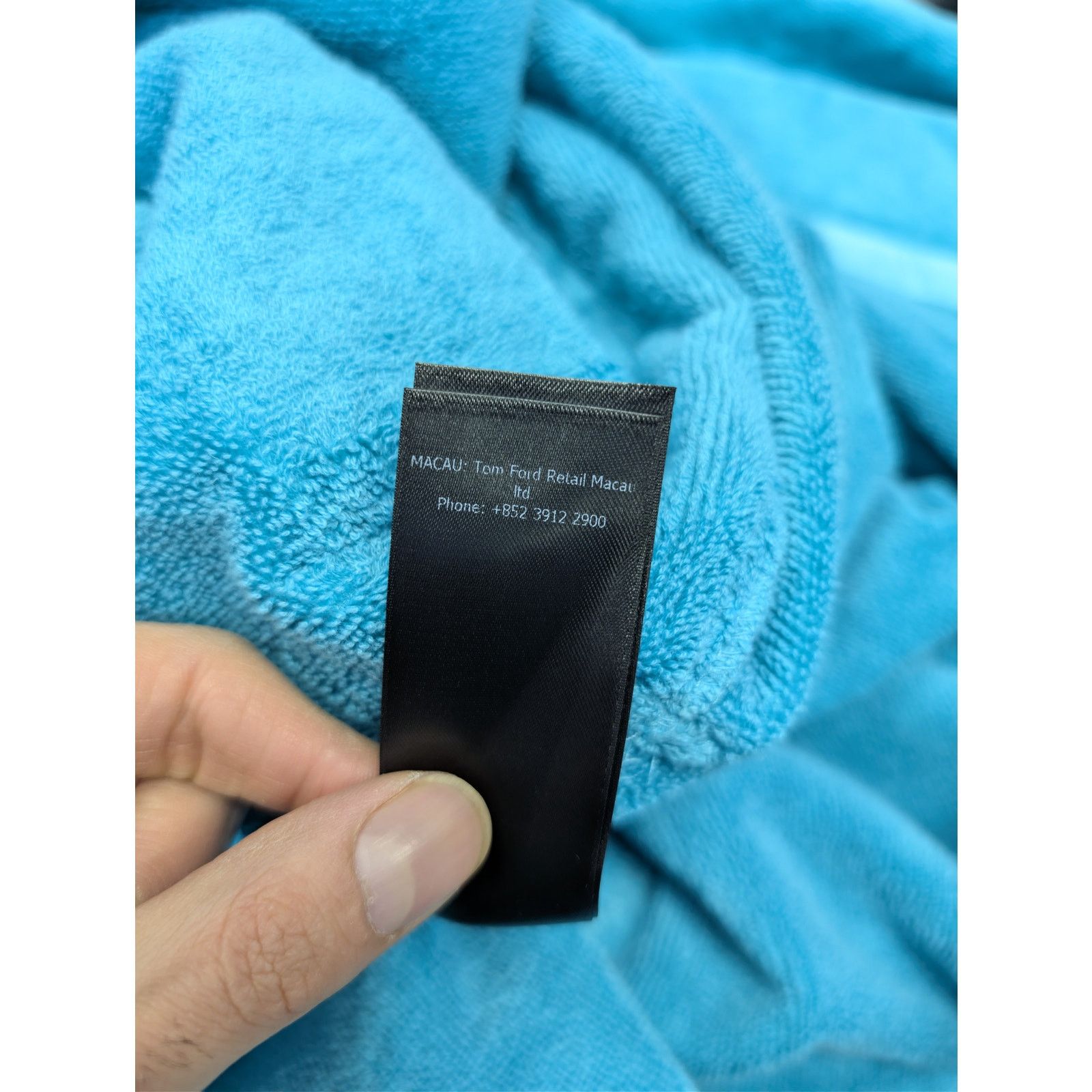 Tom Ford o1rshd1 Bathrobe Robe Coat in Azure Size US M / EU 48-50 / 2 - 20 Thumbnail