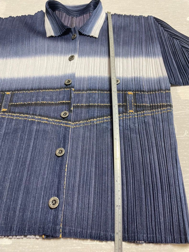 Issey Miyake Issey Miyake Denim printed top Size XL / US 12-14 / IT 48-50 - 8 Thumbnail