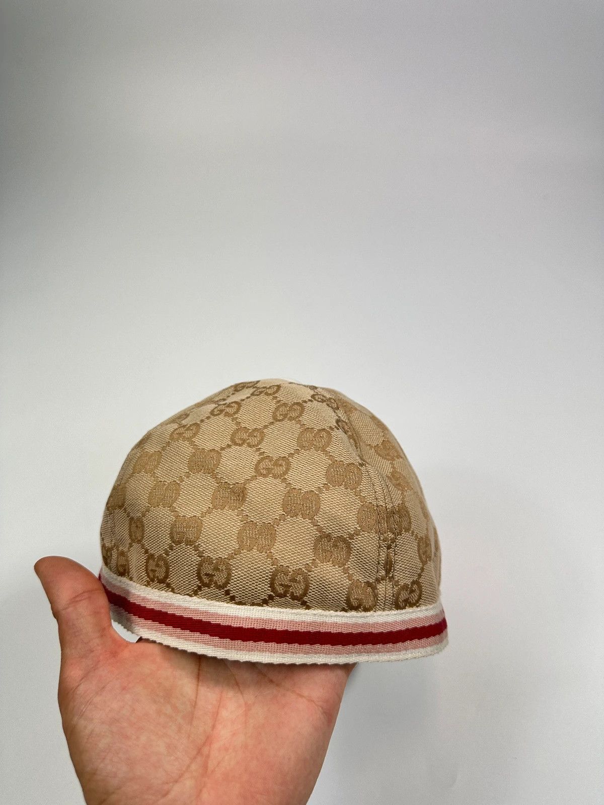Gucci Gucci 00’s GG Monogram Pink Beige Baseball Cap Size ONE SIZE - 6 Thumbnail