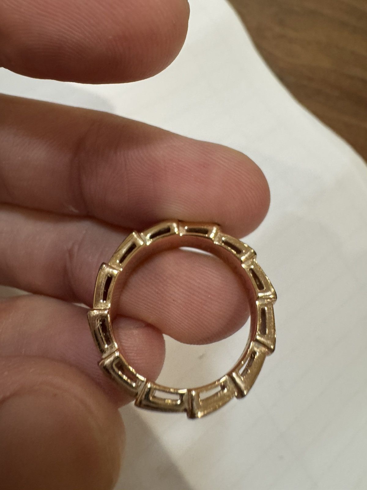 Bvlgari Serpenti Viper 18 kt rose gold ring Size ONE SIZE - 2 Thumbnail