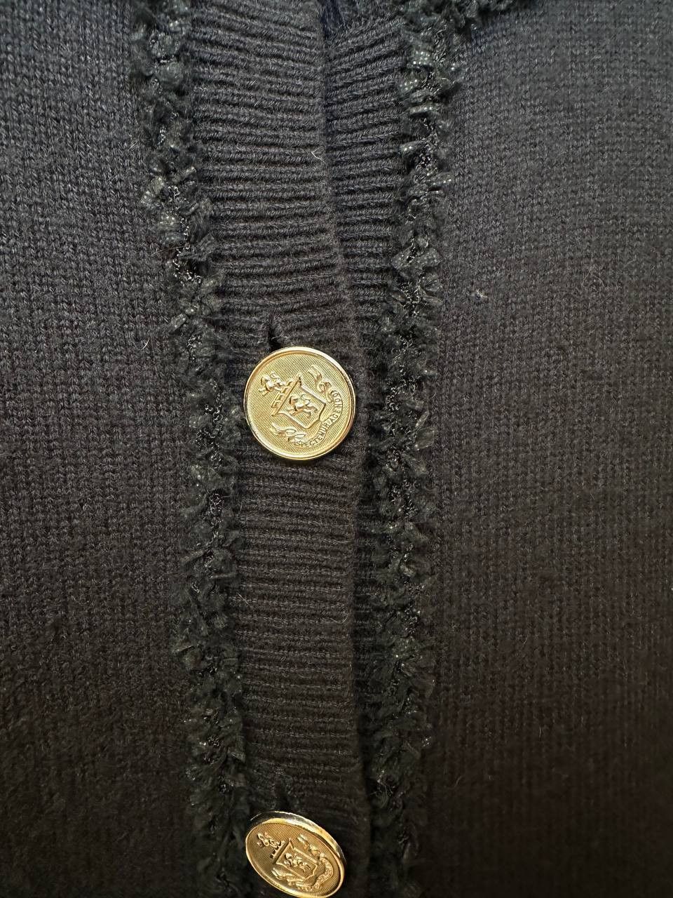 Other Claudie Pierlot Paris Wool Blend Cardigan Sweater Gold Crest Size S / US 4 / IT 40 - 12 Thumbnail
