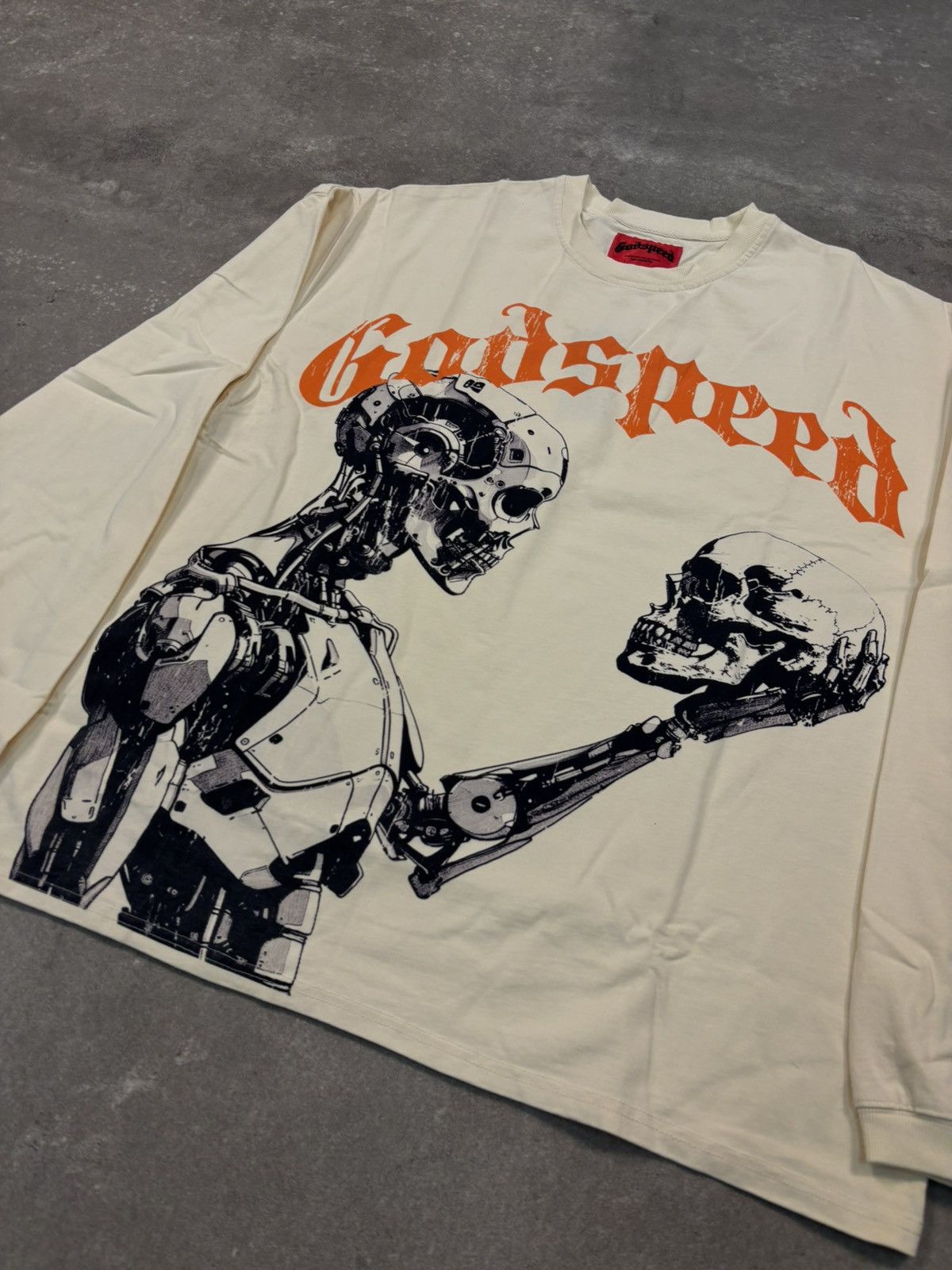 Godspeed Godspeed Human VS AI Longsleeve, Bone Size US XXL / EU 58 / 5 - 3 Thumbnail