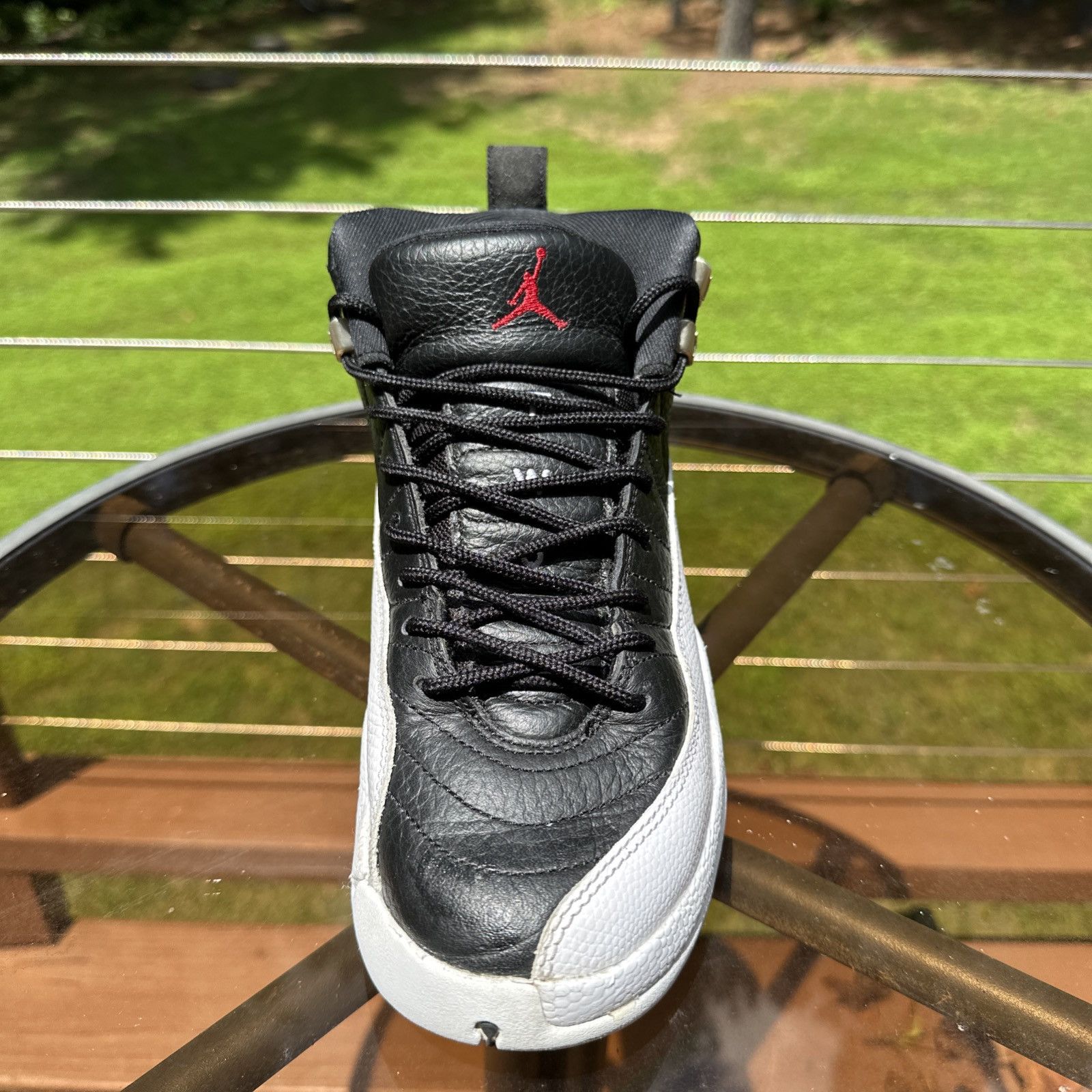 Jordan Brand Nike Air Jordan 12 Retro Playoffs 153265-006 GS Sz 6y Size US 6 / EU 39 - 3 Thumbnail