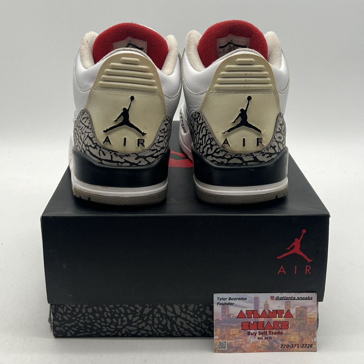 Jordan Brand Air Jordan 3 white cement Size US 9 / EU 42 - 3 Thumbnail