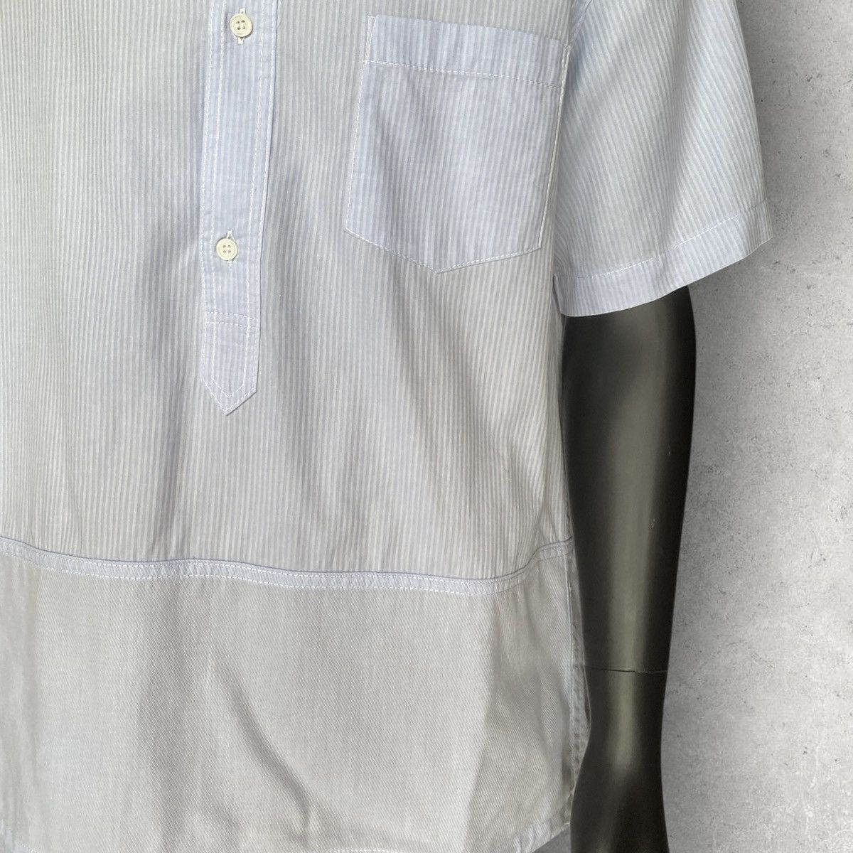 Comme des Garcons CDGH Logo Blue Stripe Pull Over Shirt Size US L / EU 52-54 / 3 - 7 Thumbnail