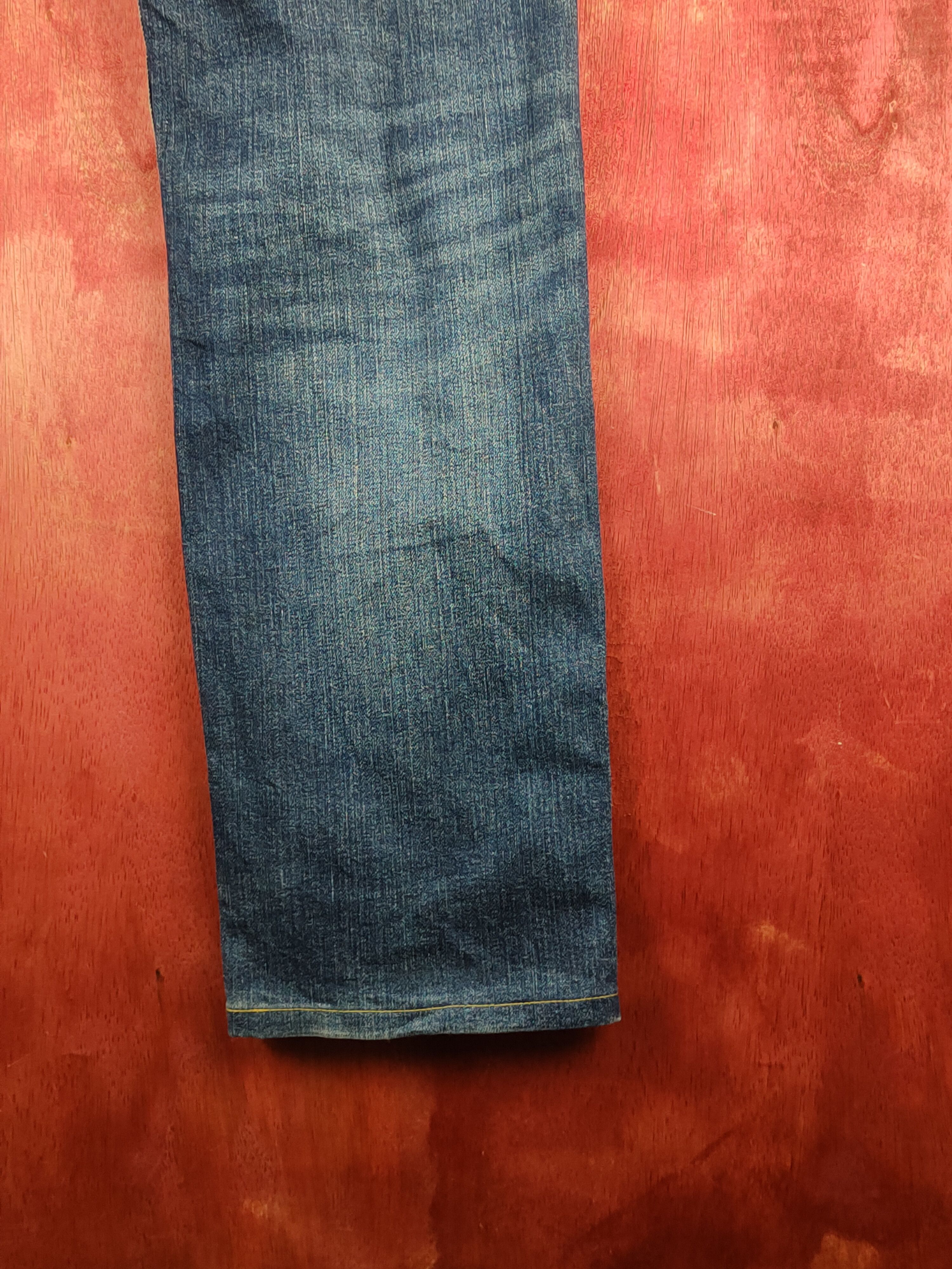 Japanese Brand Japanese Brand Blue Distressed Ripped Jeans #S2335 Size US 32 / EU 48 - 11 Thumbnail