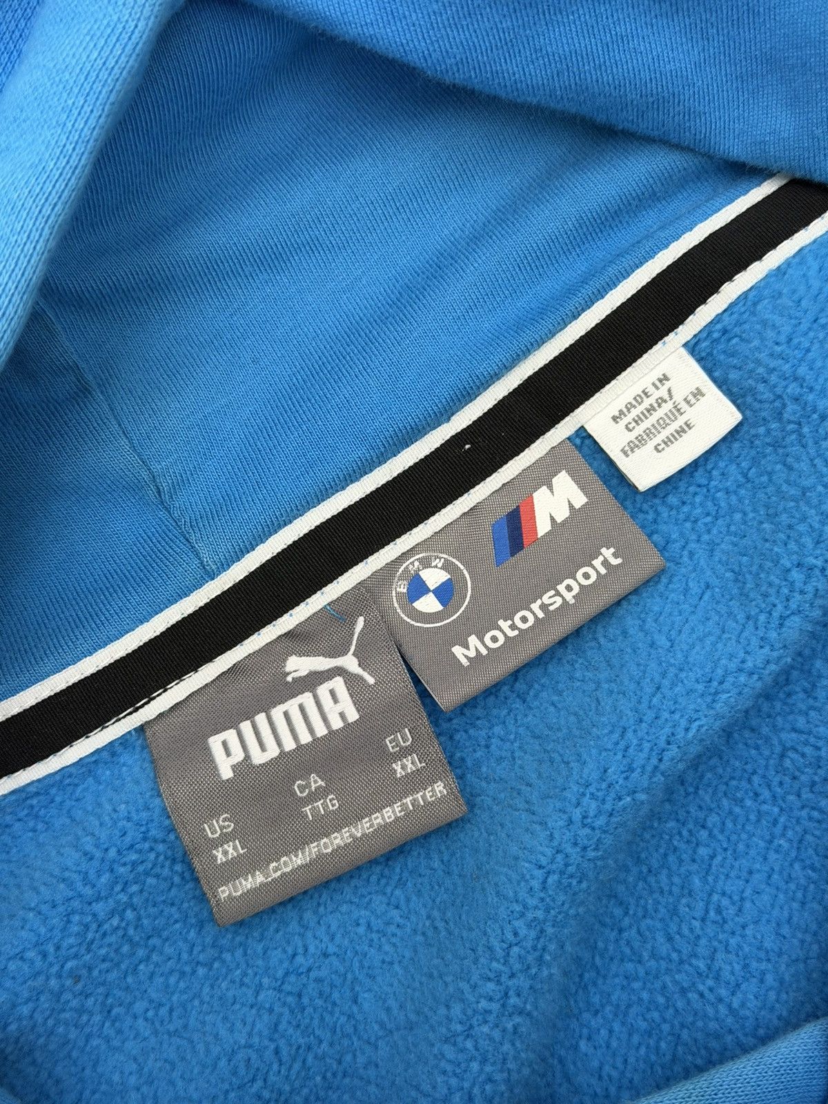 BMW × Puma Puma x BMW Motorsport Hoodie XXL Racing Pullover Drawstring Size US XXL / EU 58 / 5 - 4 Thumbnail